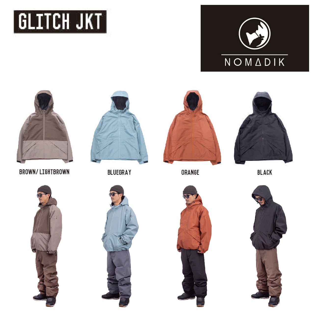 23-24 NOMADIK GLITCH JKT スノーボード ウェア ノマディック 23-24 NOMADIK GLITCH JKT スノーボード ウェア ノマディック