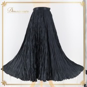 社交ダンス 衣装 スカート ブラック系 チャコット Chacott レッスン 練習 レッスンウェア 練習着 黒 無地 シンプル 華やか シャーリング 軽やか ふんわり おしゃれ 上品 大人っぽい 日本製 大人用 ダンスウエア 楽な着心地 おしゃれなデザイン スポーツ 女性用 スカートタイプ ダンスレッスン スタイリッシュ フィット感