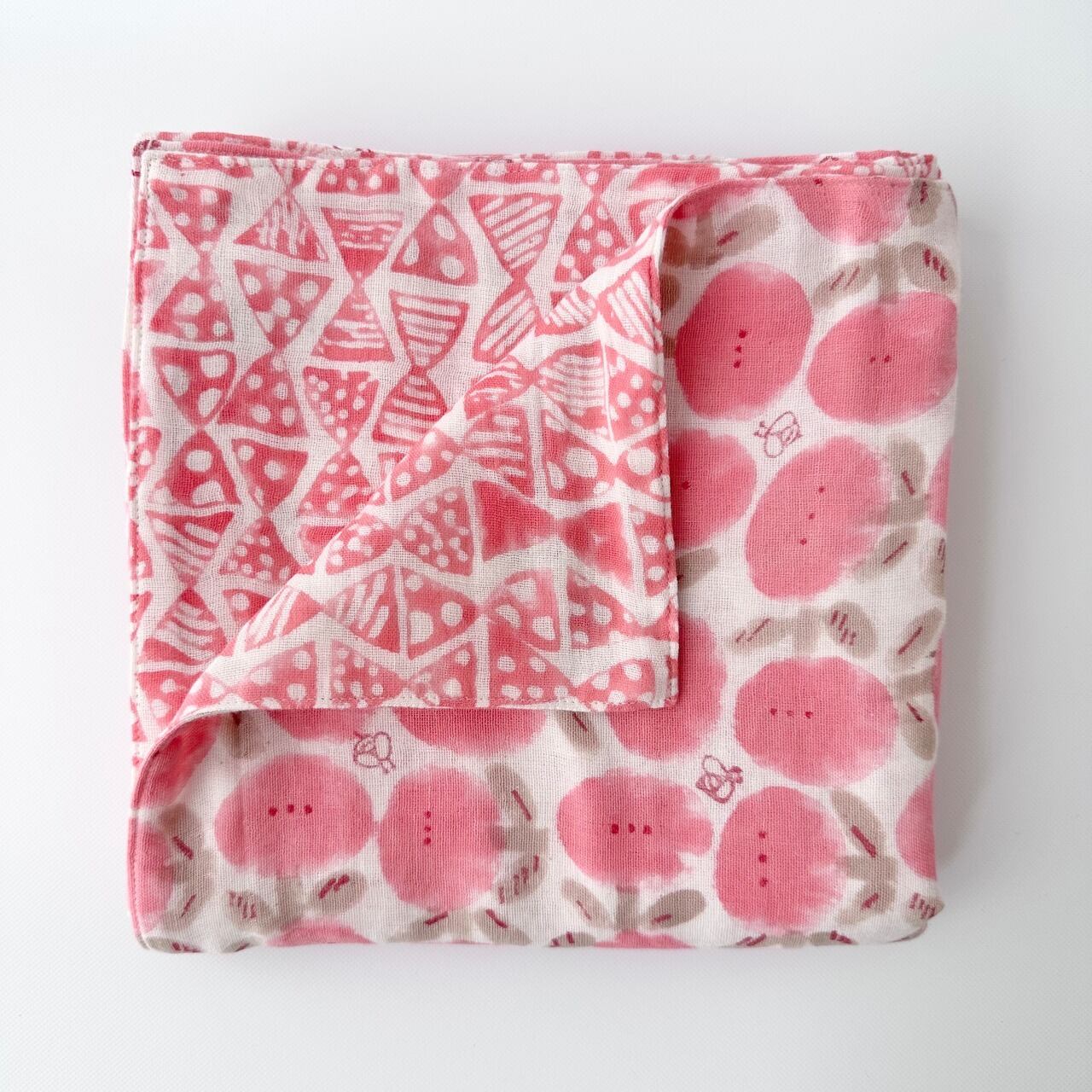 admi ふんわりガーゼケット Honey × Party ピンク ad10