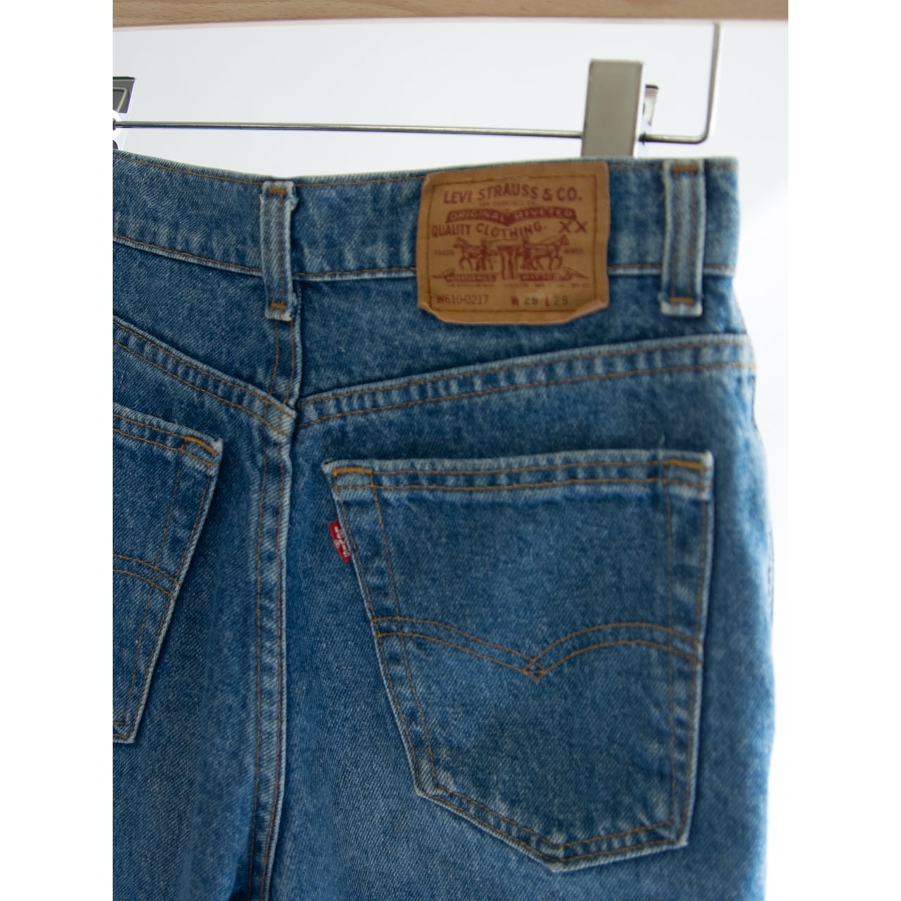 【LEVI'S 610】Made in U.S.A. 90's Tapered Denim Pants W29 L29（リーバイス アメリカ製 テーパード デニムパンツ ジーンズ）