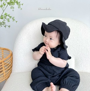 【bloom bebe】ワッシャーコットンドロワーズパンツ ベージュ 80〜100cm  240441