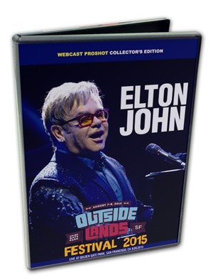 NEW ELTON JOHN OUTSIDE LANDS FESTIVAL 2015   1DVDR 　Free Shipping