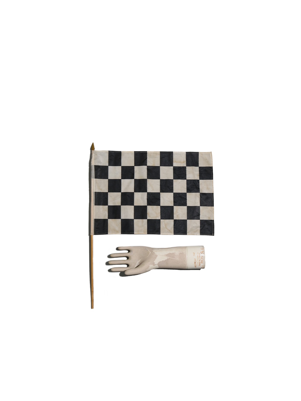 Vintage Checker flag