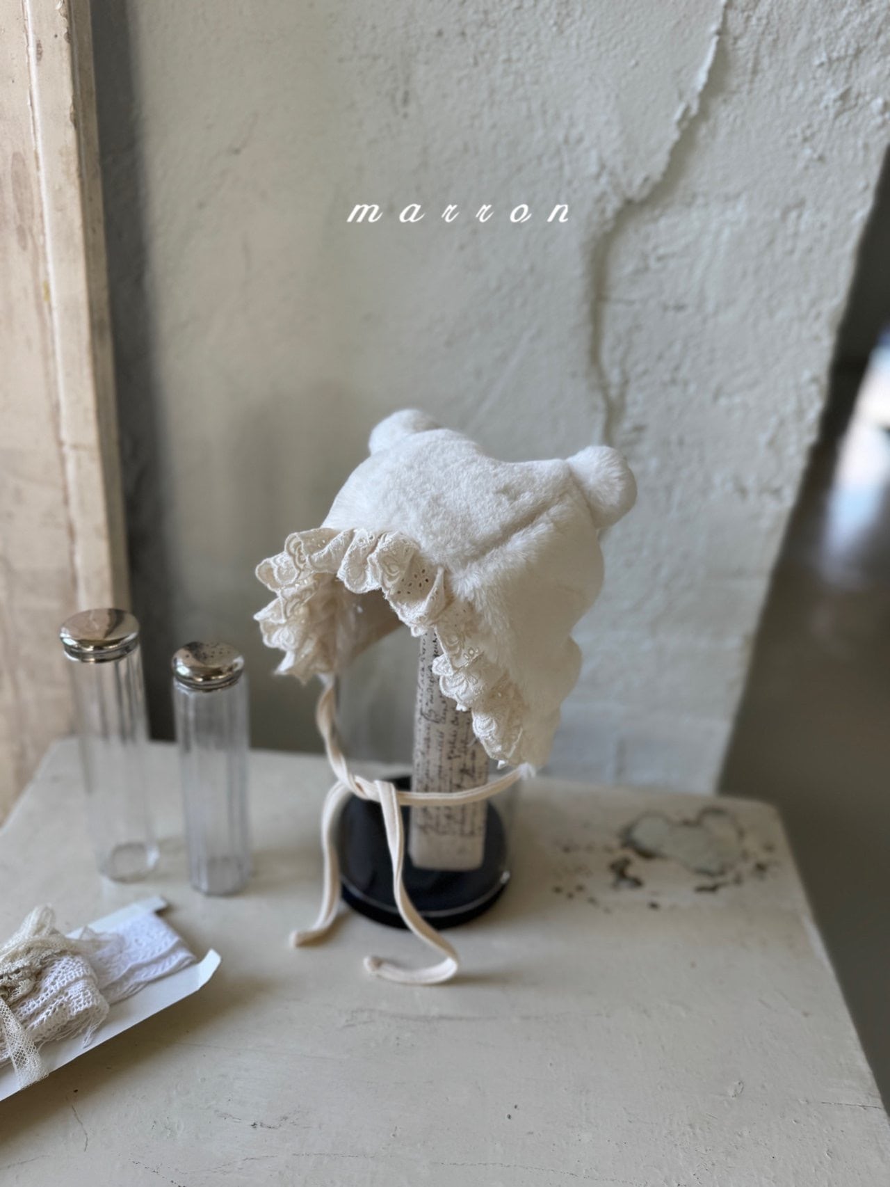 【即納】Mモコモコクマ帽子