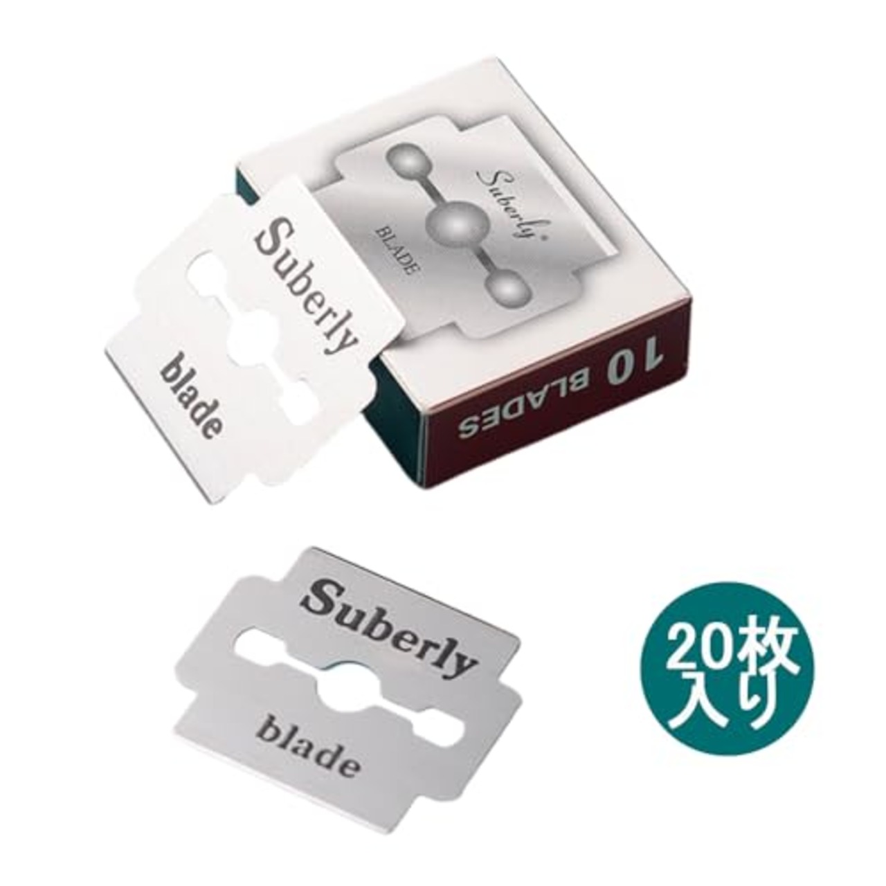 DFsucces 角質削り替え刃 20枚入り ステンレス製 魚の目・角質削り 交換用替刃 魚の目 角質ケア カッター