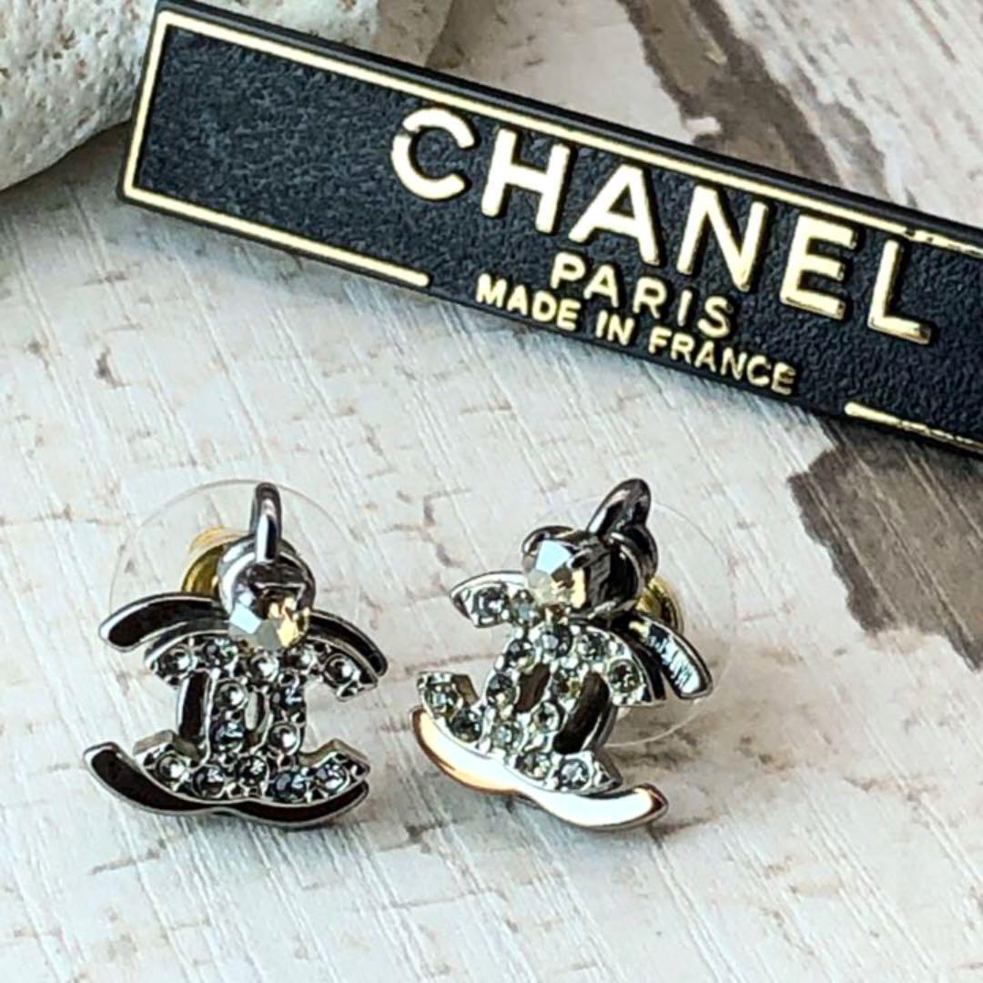 極美品 正規品 CHANEL シャネル ピアス ストーン宜しくお願い致します