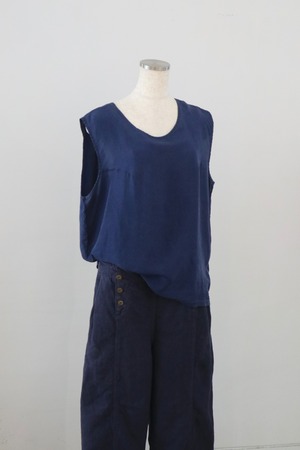 80s-90s Euro silk sleeveless tops