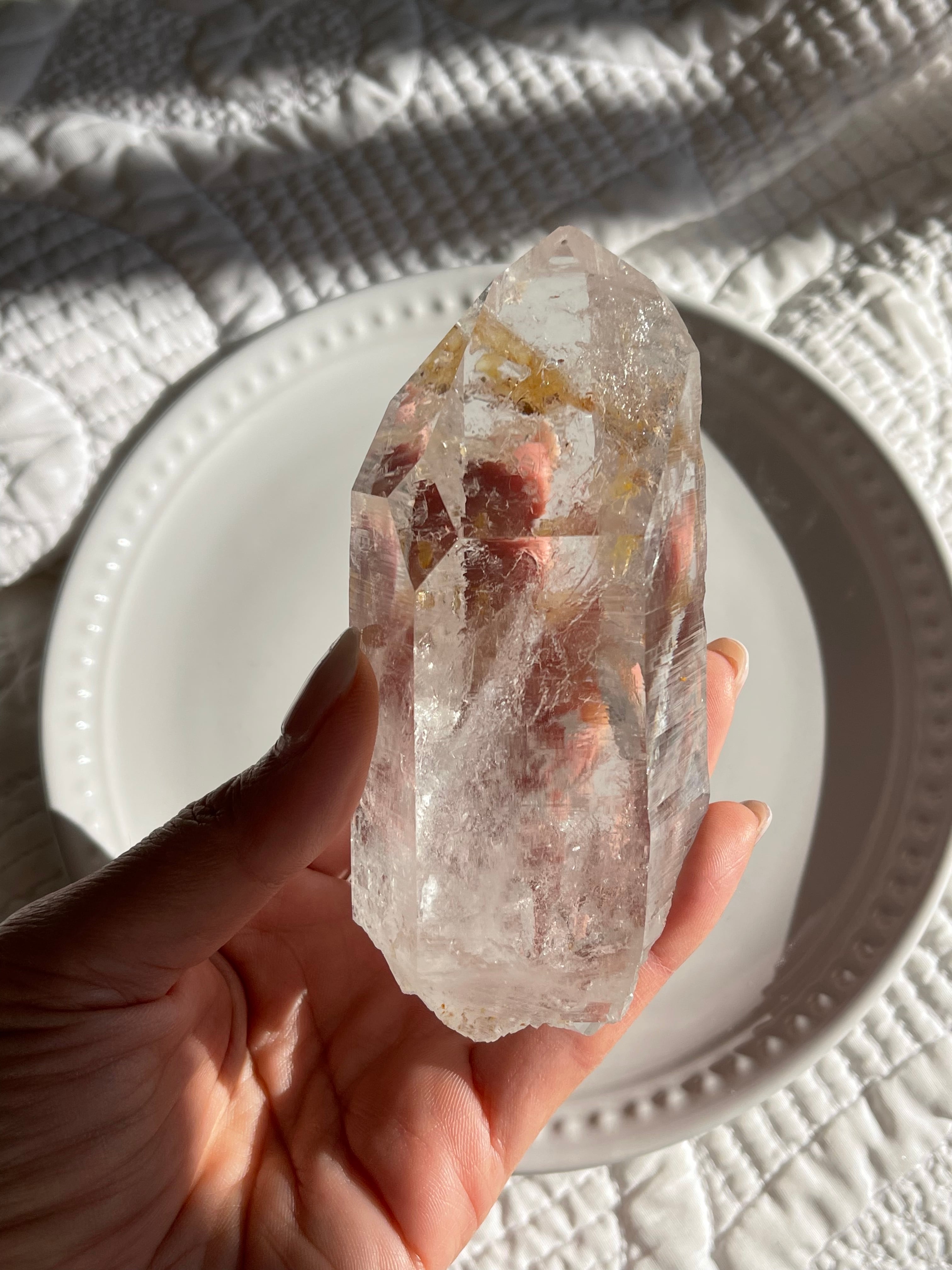 コロンビア　コスケス鉱山水入りレムリアンシード(タイムリンク,DT,セルフフィード,リモナイト)