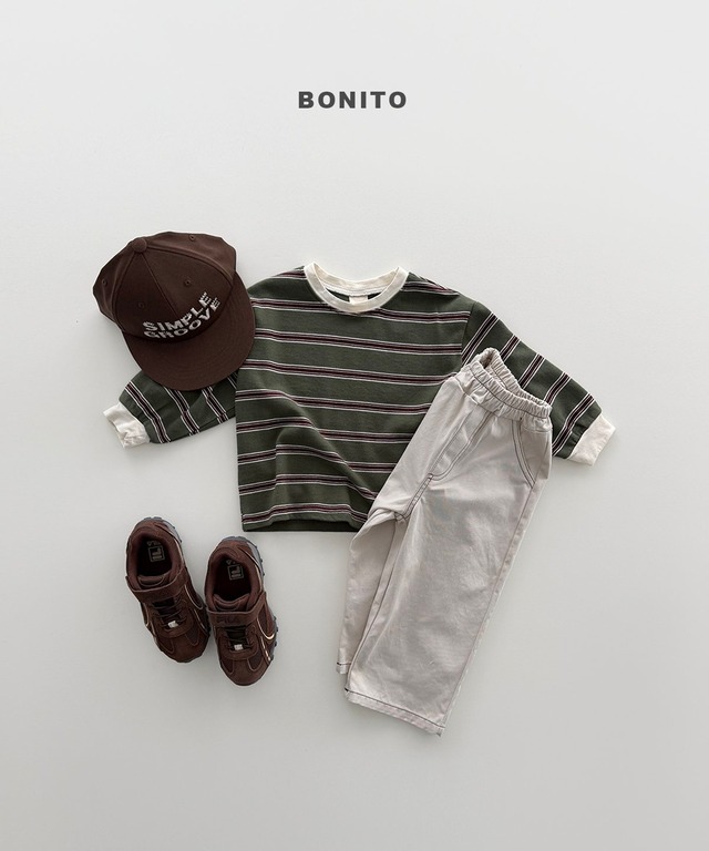 《予約》送料無料【BONITO】Simple Groove Cap