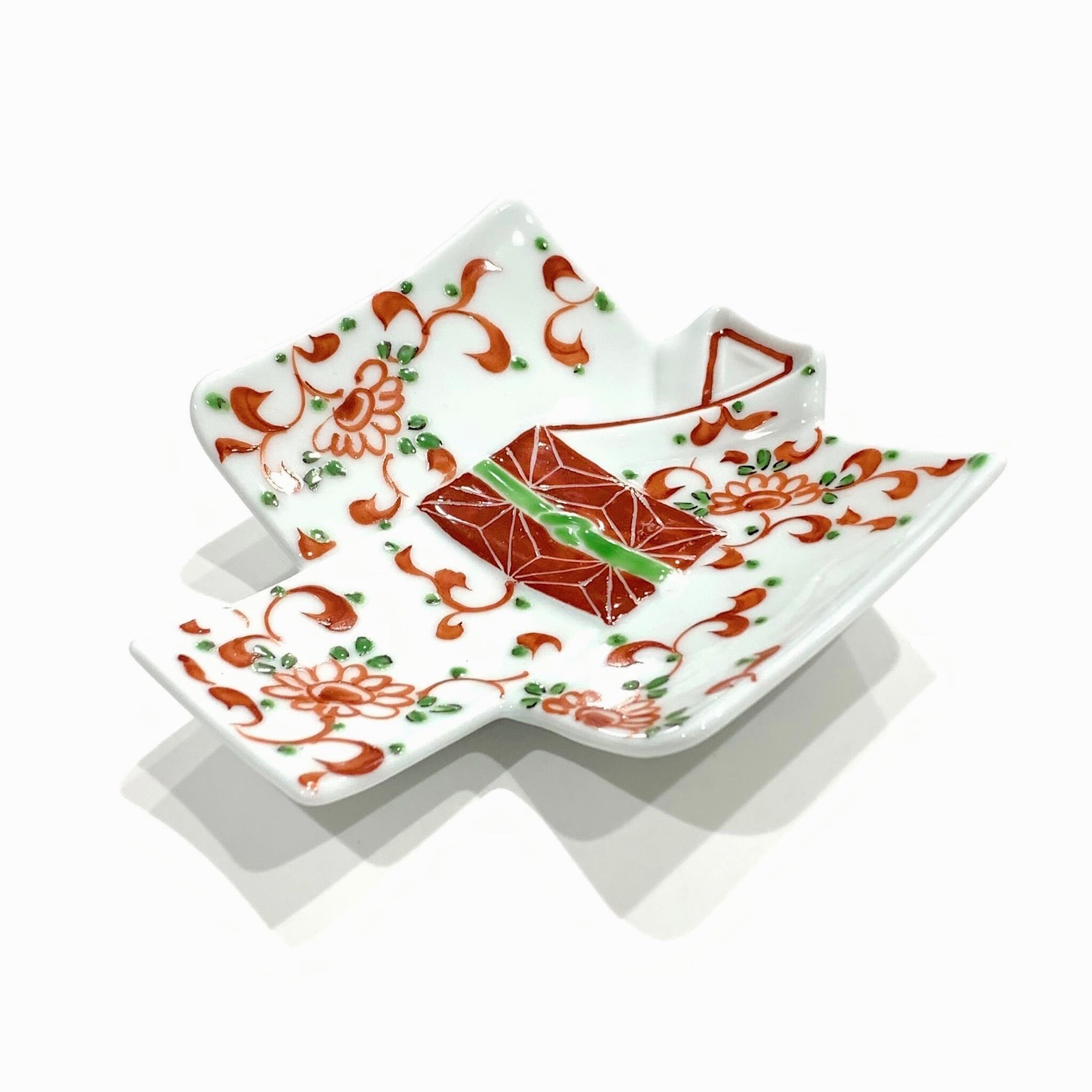 着物型皿 3枚セット 伊万里焼 万暦 着物銘々皿 | Floraison Table フロレゾンテーブル