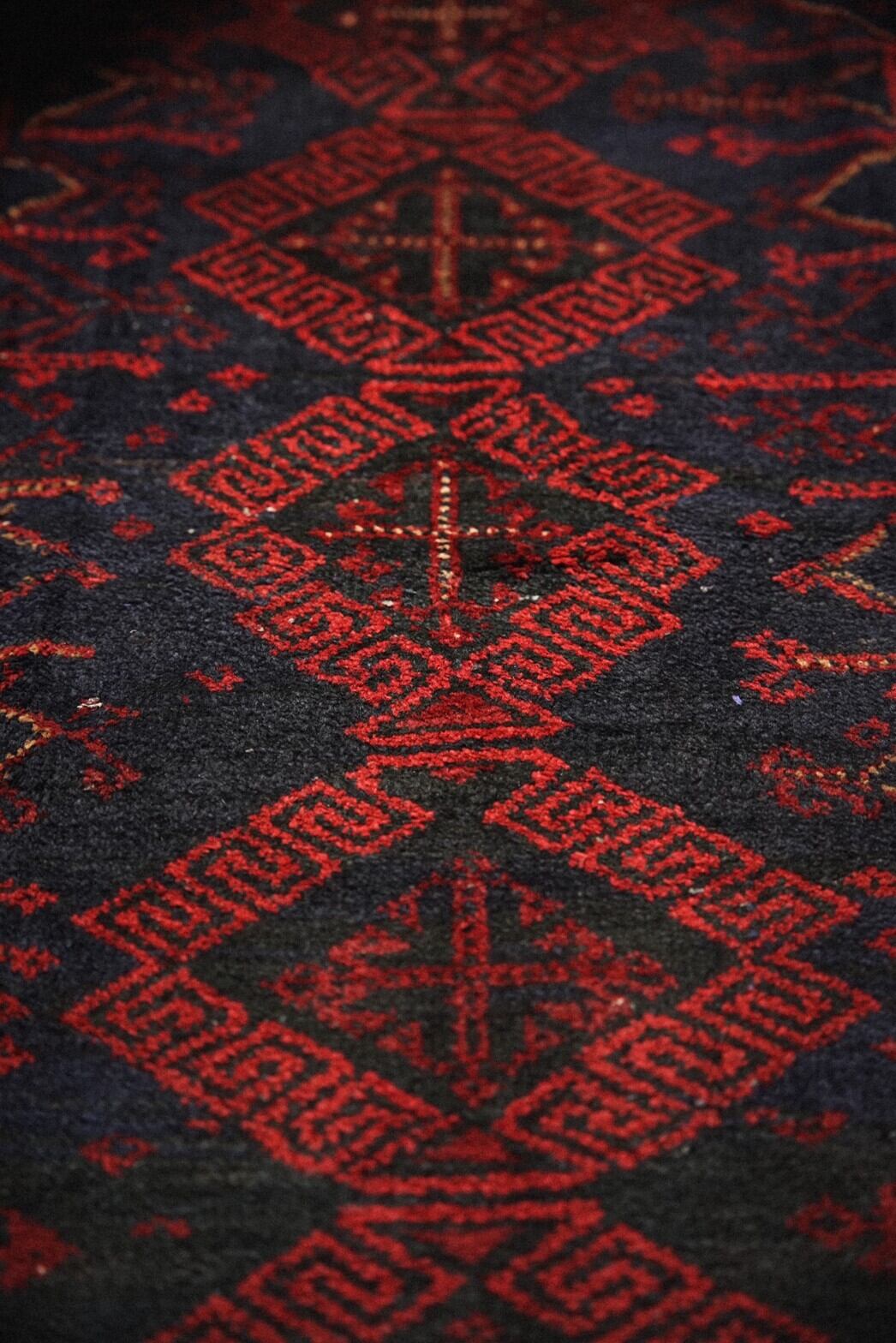 400-Vintage Baluch rug | 手織りのヴィンテージラグ専門店 | Bahr