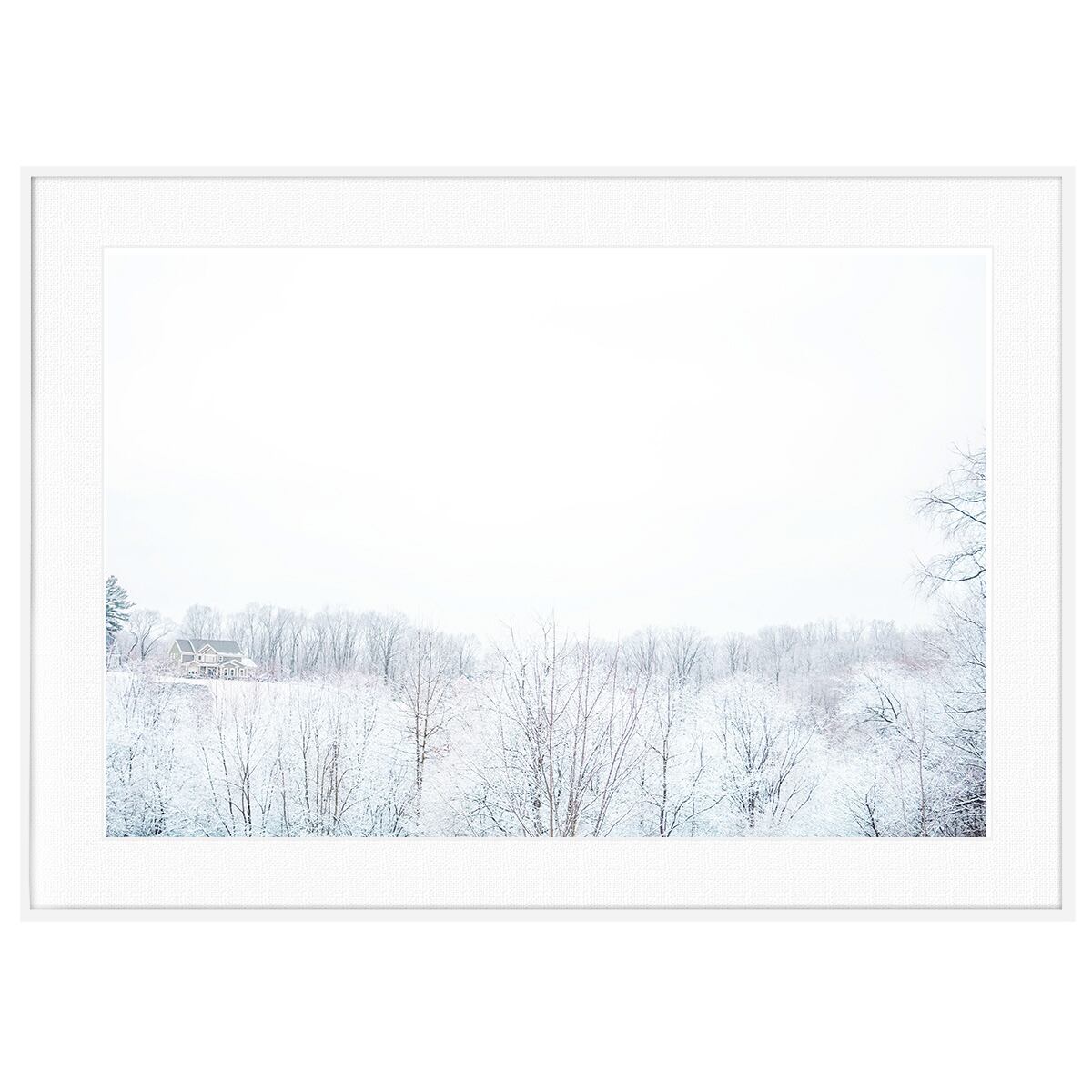 冬写真 インテリアアートポスター額装 AS1009