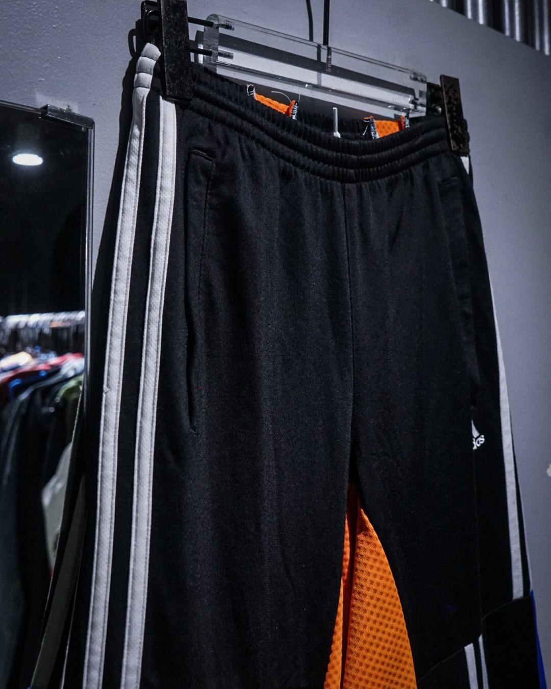 add (C) vintage】“Original Remake” Docking Design Wide Track Pants