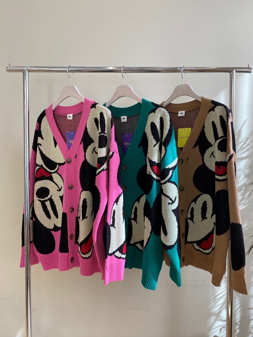 ディズニーランド　ミッキー　カーディガン　☆レア☆　ヴィンテージ 2025年最新】東京ディズニーランドカーディガンの人気アイテム - メルカリ