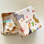 【SALE】nach ナッシュ 【鳥と梨の花】ペンダント ネックレス ミニチュア 24金メッキ 真鍮 陶器 アニマル ネックレス バード 鳥 花 ギフト プレゼント かわいい おしゃれ 女性 彼女 プレゼント 誕生日 ホワイトデー 磁器 金