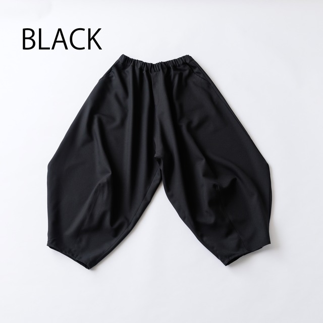 〈 nunuforme 25AW 〉 新型ポインテッドパンツ / Black / Women's