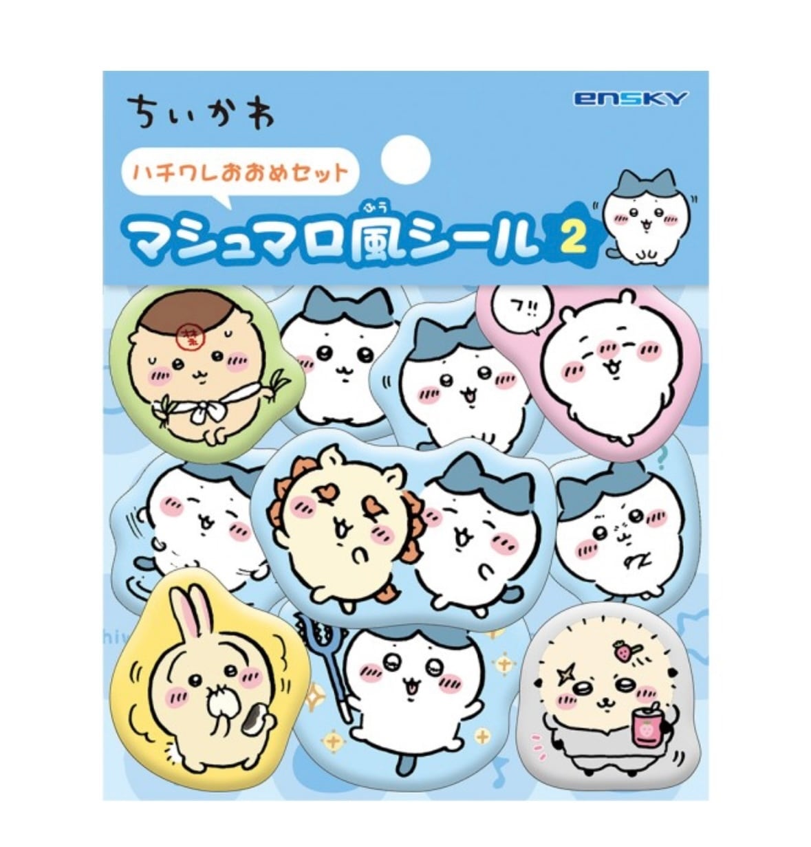 ちいかわマシュマロ風シール4個セット | candybox