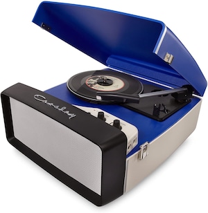 Crosley Collegiate Portable USB Turntable (CR6010A-BL) ポータブルUSBレコードプレイヤー（レコードプレーヤー）