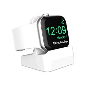 【数量限り】SPORTLINK Apple Watch 充電 スタンド - アップルウォッチ 充電 スタンド Apple Watch Series10 9 8 7 6 5 4 Ultra 2 1アップルウォッチ 49mm 45mm 41mm 38mm 40mm 42mm 44mm 全機種対応 置くだけ充電ドック 充電機 スタンド すたんど ホルダー 充電ケーブル 収納 ナイトスタンド クレードル (ホワイト)