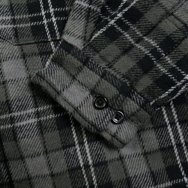 Size【L】 SUPREME シュプリーム 23AW Tartan Flannel Hooded shirt