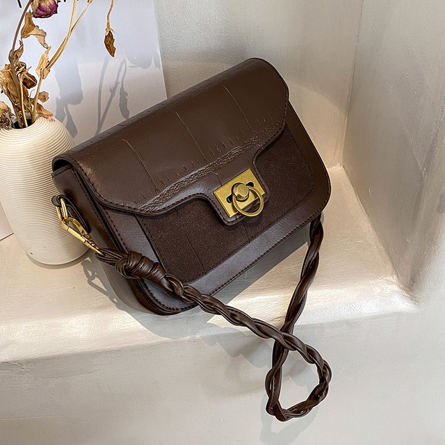 スタンダード レトロ オータム 秋物 ウィンター 冬物 クロスボディ スクウェア 手作りハンドバック88764142133