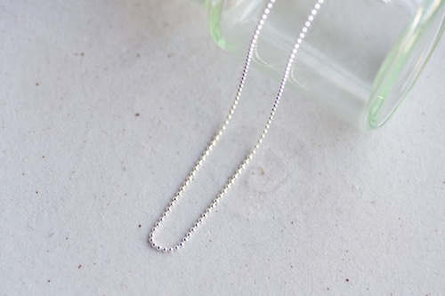 Ball Bead Necklace Chain SV925 <1.5mm/45cm> / ボールチェーン ＜1.5mm/45cm＞