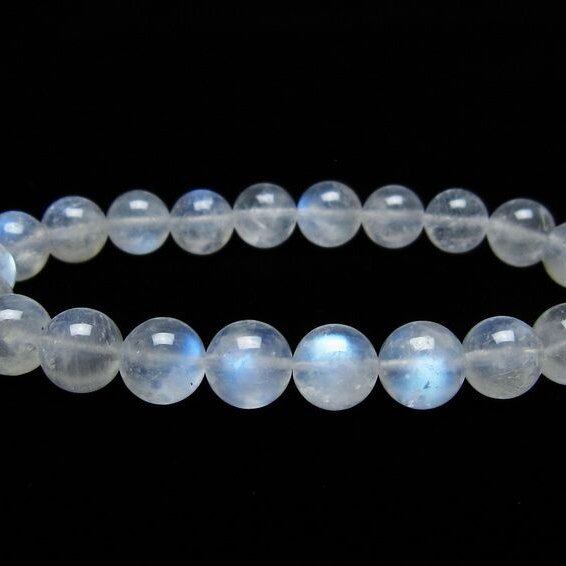 ムーンストーン ブレスレット 9mm 一点物 メール便可 [M便 1/10] 111-44550
