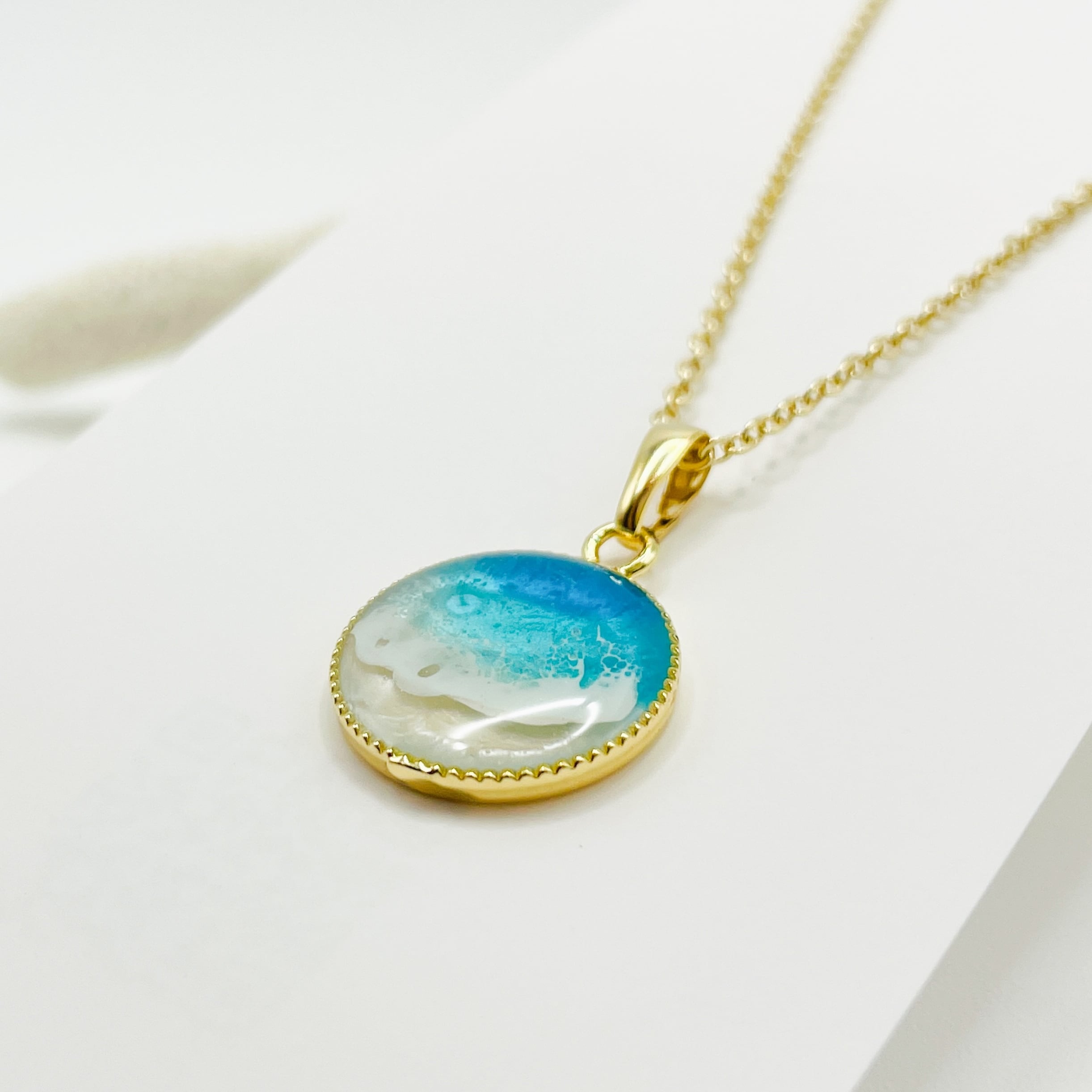 Beach Collection》オーシャンアートネックレス（中 / 15mm