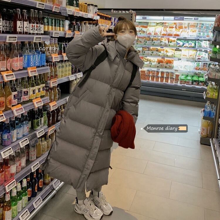 ロングフードコート オータムウィンタースタイル コットン 秋物 冬物 モンロー75687170015