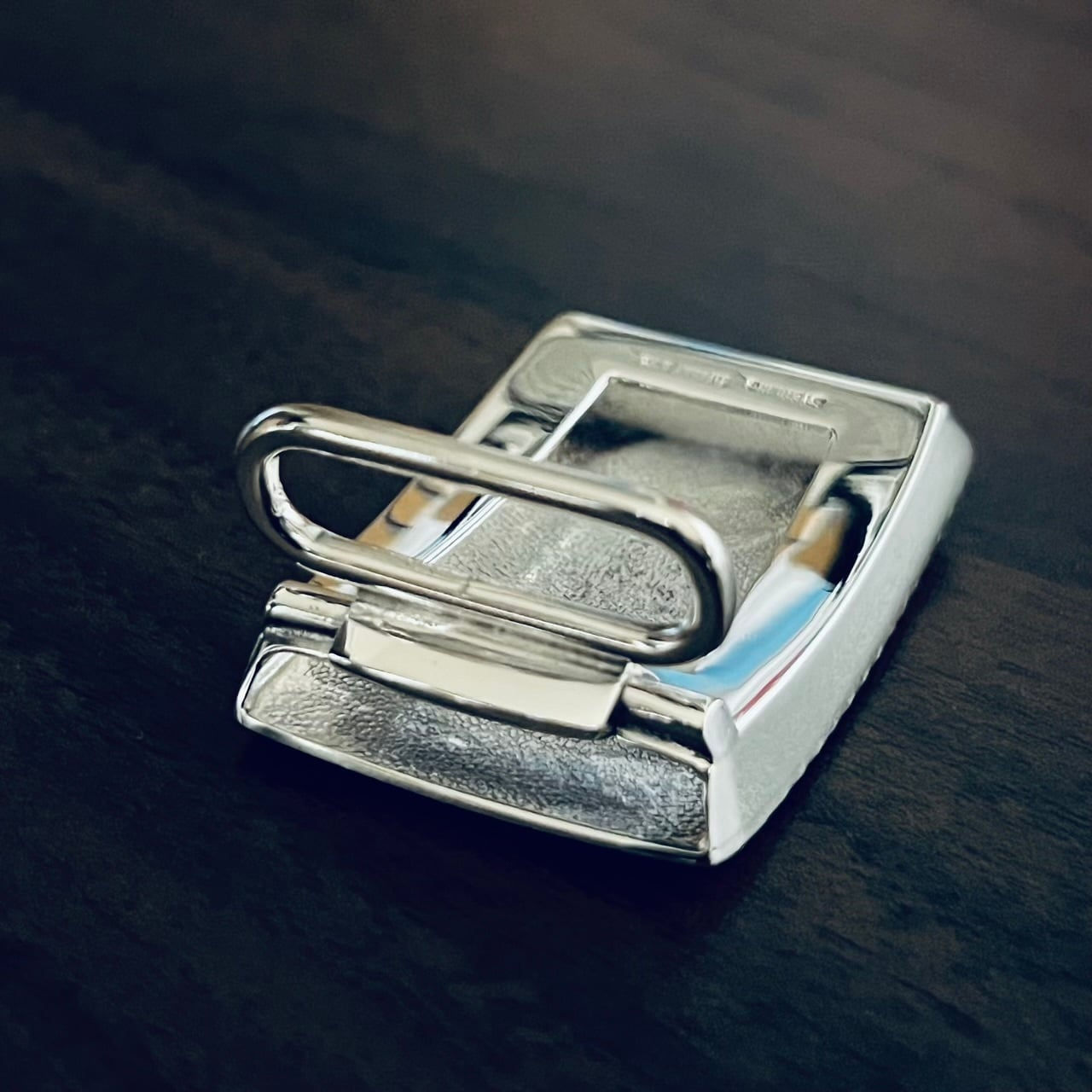 VINTAGE TIFFANY & CO. Engine Turned Diagonal Stripe Slide VINTAGE TIFFANY & CO. Engine Turned Diagonal Stripe Slide