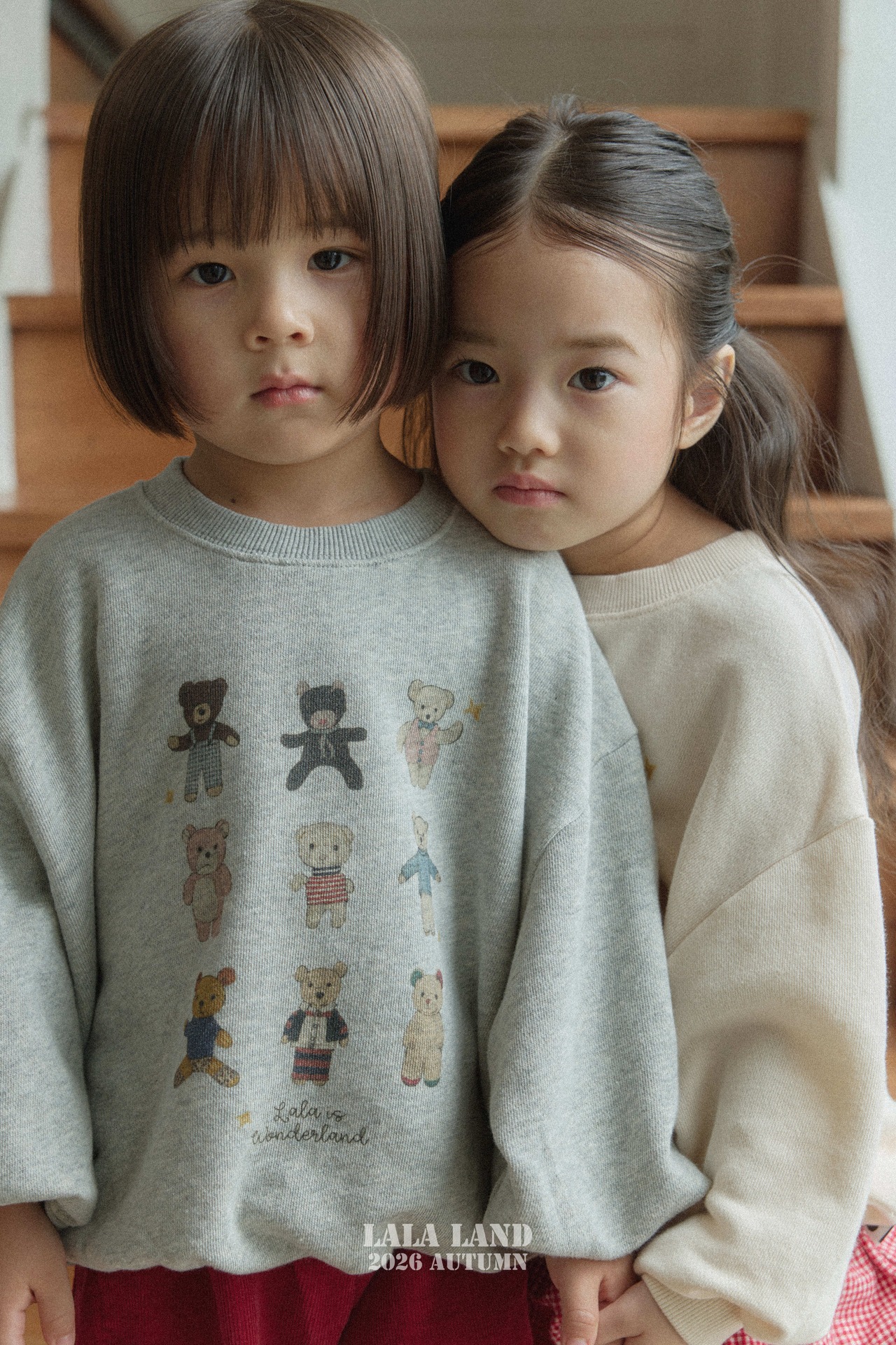 韓国子供服 / LALALAND / 26Autumn / ララベア スウェット / 秋服 / キッズ *XS~XL*