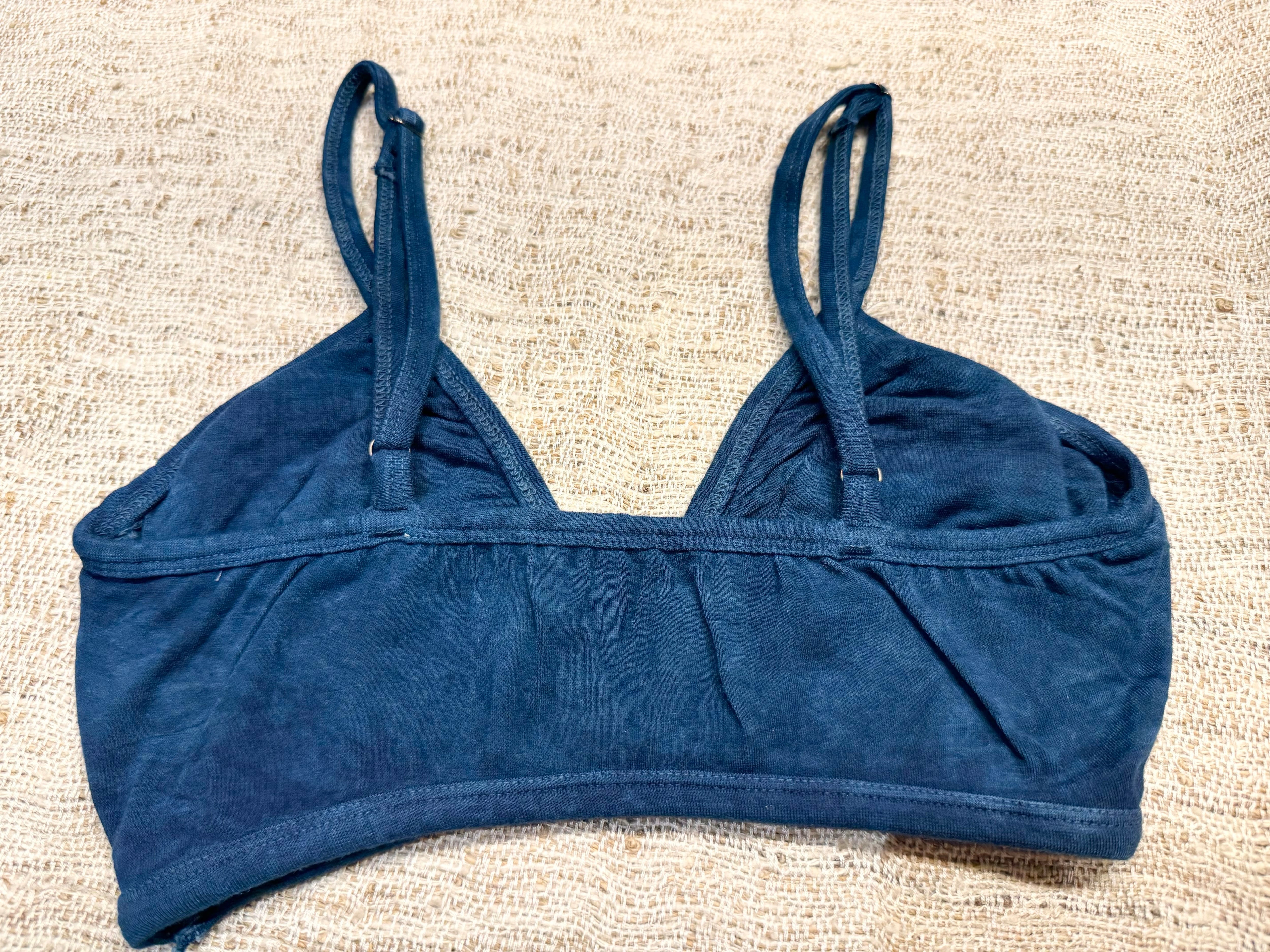 2024年新作【天然素材・草木染め】Women ブラ ヘンプコットンシルク