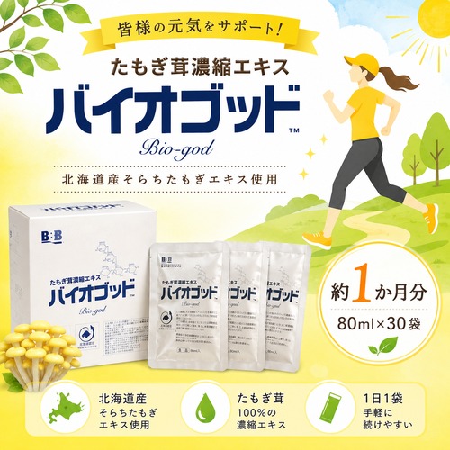 【限定】約3か月分簡易版　バイオゴッド 80ml×90袋入