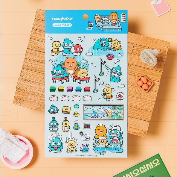 KAKAO FRIENDS】ハンギョドン コラボ 透明シール 2種SET | petit