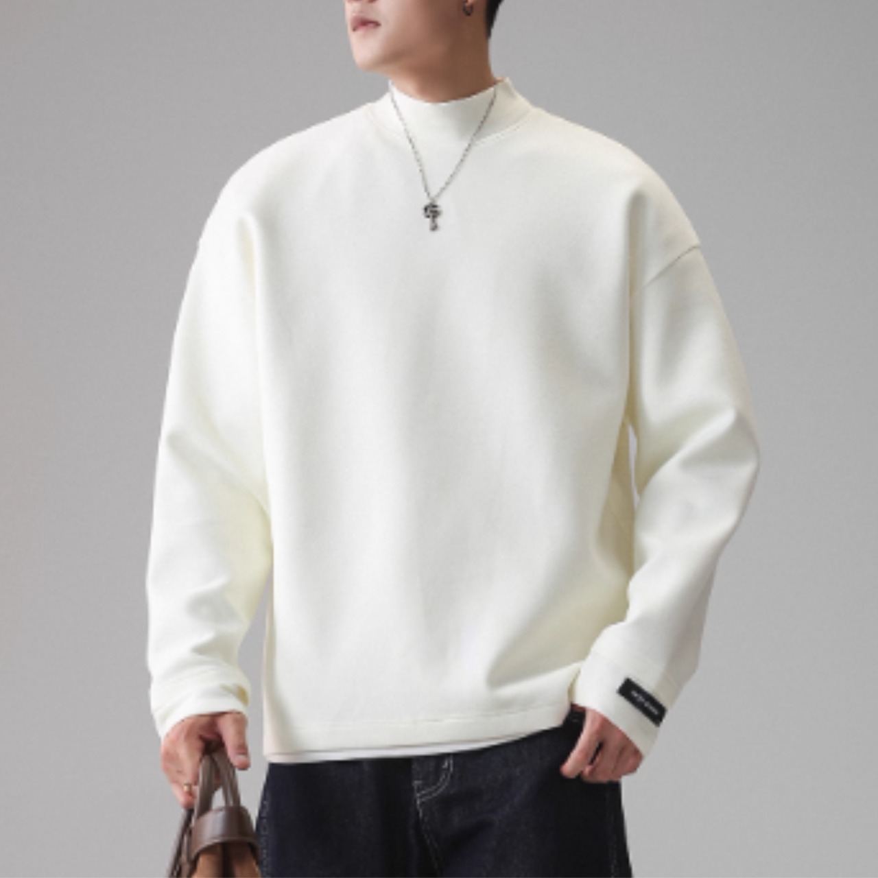 ミニマルデザイン裏起毛スウェット　TB1722・画像6