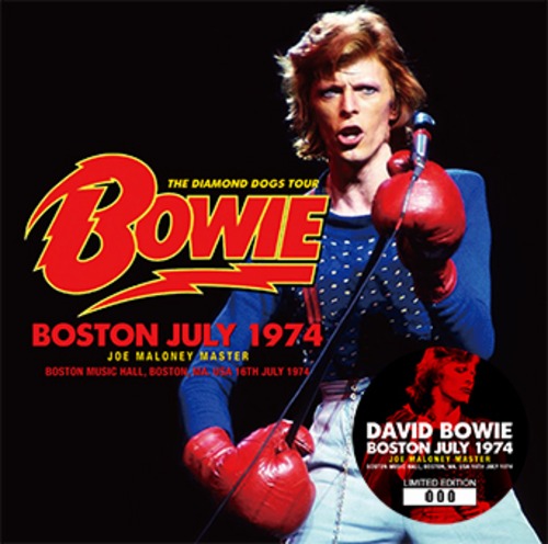 NEW DAVID BOWIE BOSTON JULY 1974: JOE MALONEY MASTER 2CDR Free Shipping