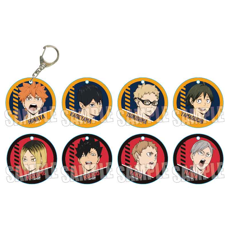 ハイキュー!! トレーディングやわらかクリアチャーム BOX 全8種