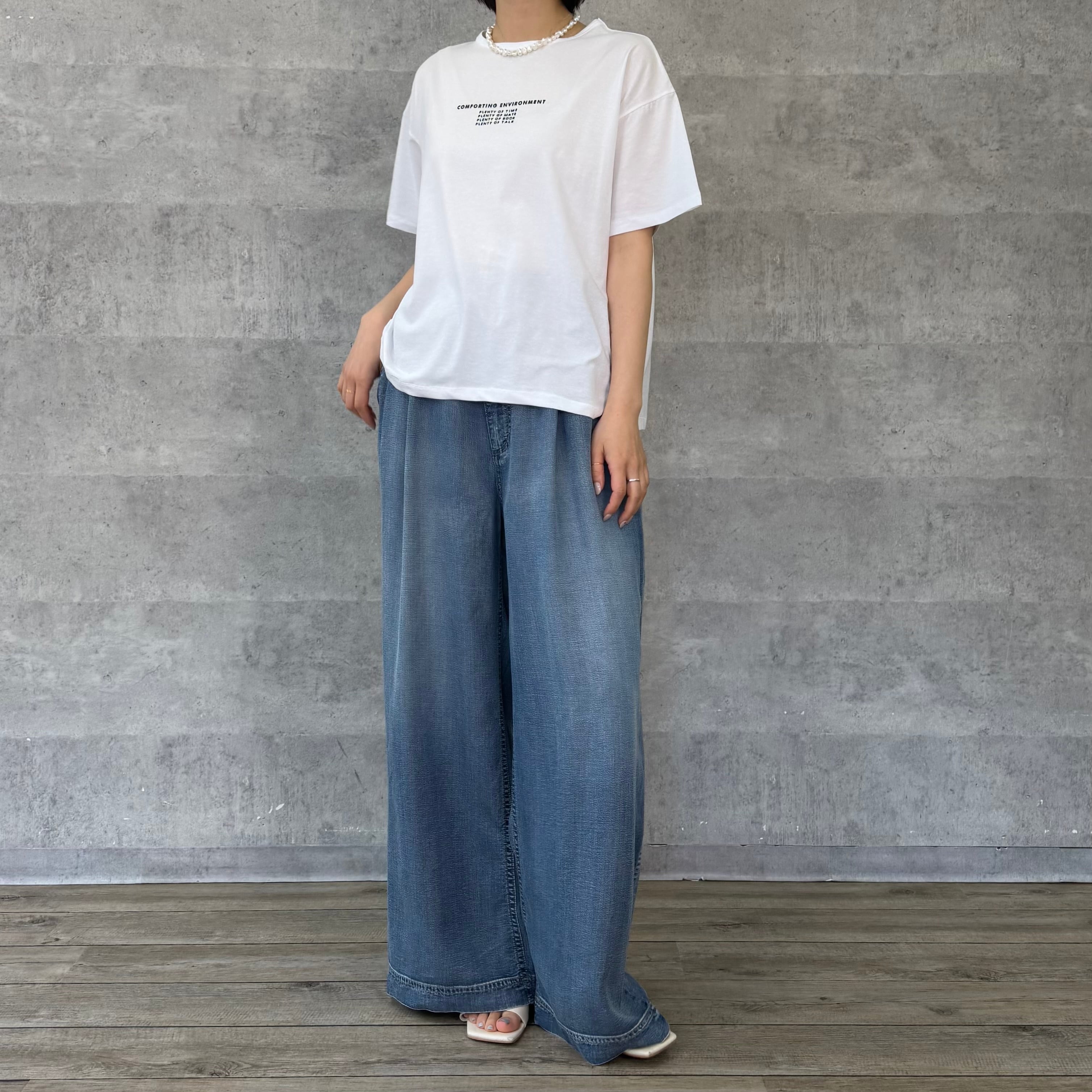 2タックテンセルワイドパンツ（NO.68261608） | AnnaKerry