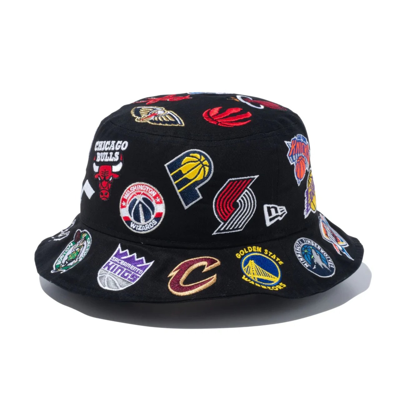 NEW ERA バケット01 Team Logo Allover NBA ブラック　国内正規品