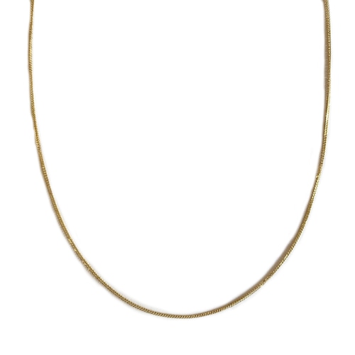 【14K-3-10】18inch 14K real gold chain necklace