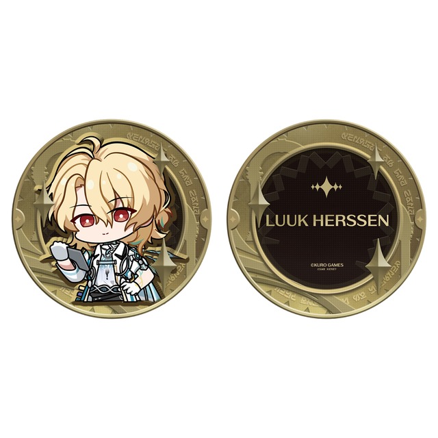 鳴潮 共鳴者テーマ メタル記念コイン リューク・ヘルセンVer.