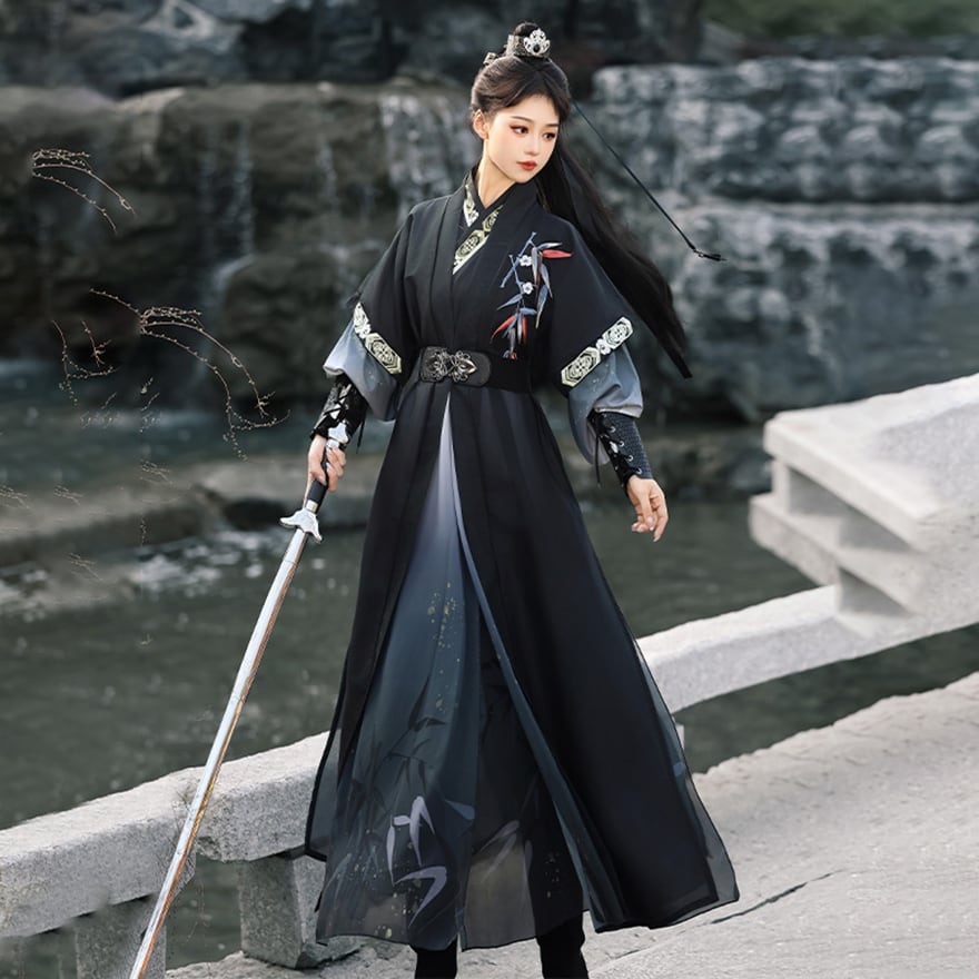 中華ロリィタ 軍服風 セットアップ 民族風 漢服 イベント コスチューム衣装