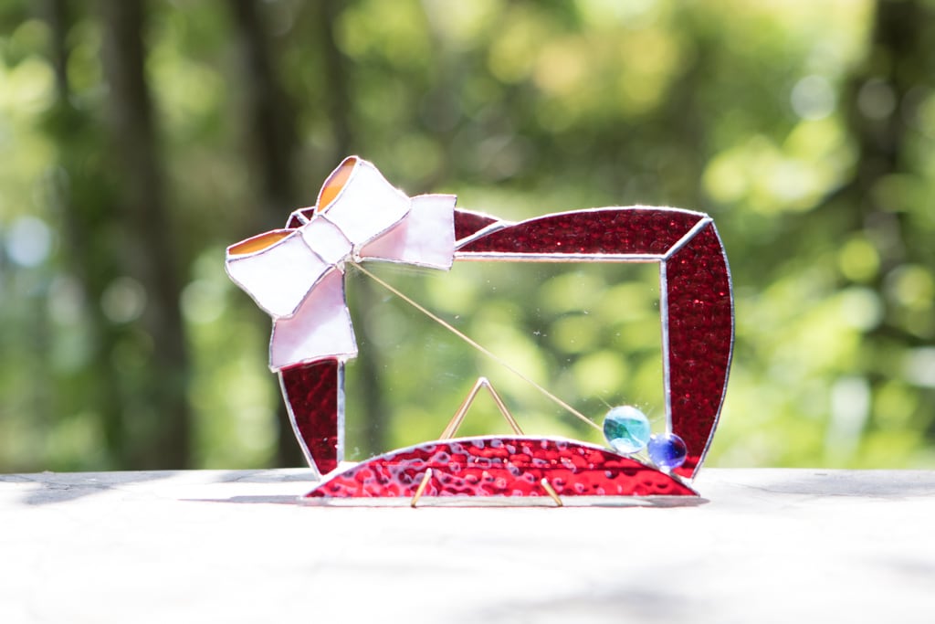 リボン（ステンドグラスのフォトスタンド） 02010023 | ステンドグラス