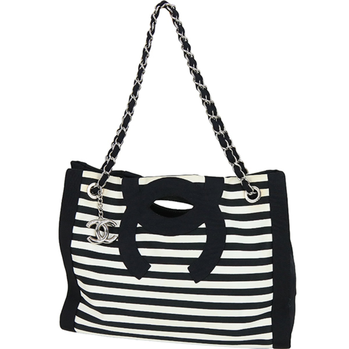 Used CHANEL シャネル チェーントートバッグ クルーズライン 