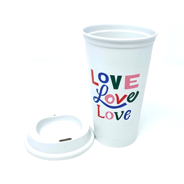 【ハワイ直輸入】スタバ（STARBUCKS）  リユーザブルカップ "LOVE"デザイン