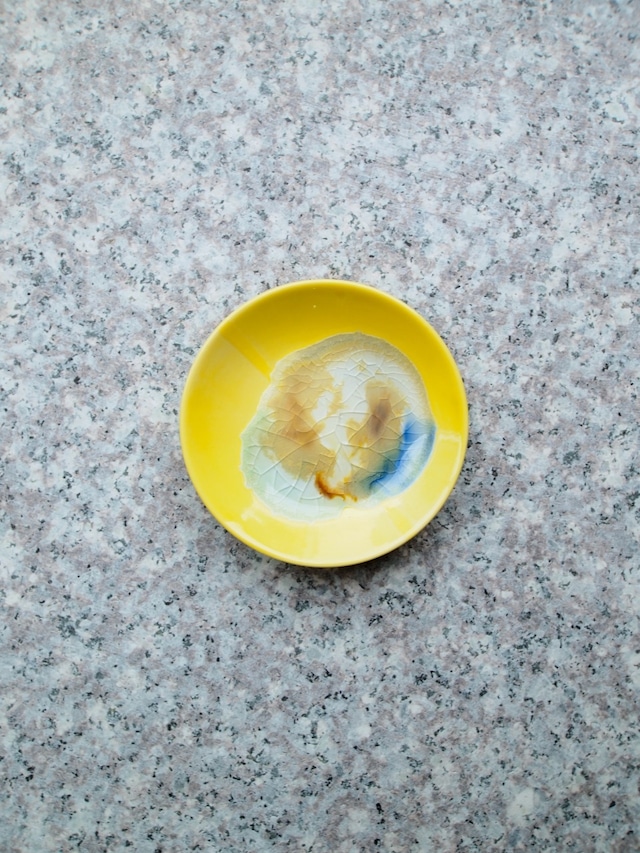 KILNOUT　豆皿／mamezara　yellow-#02（limited）【KIL-MZ-yellow-#02-ltd】