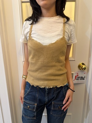 RALPH LAUREN / vintage knit Camisole. (O)