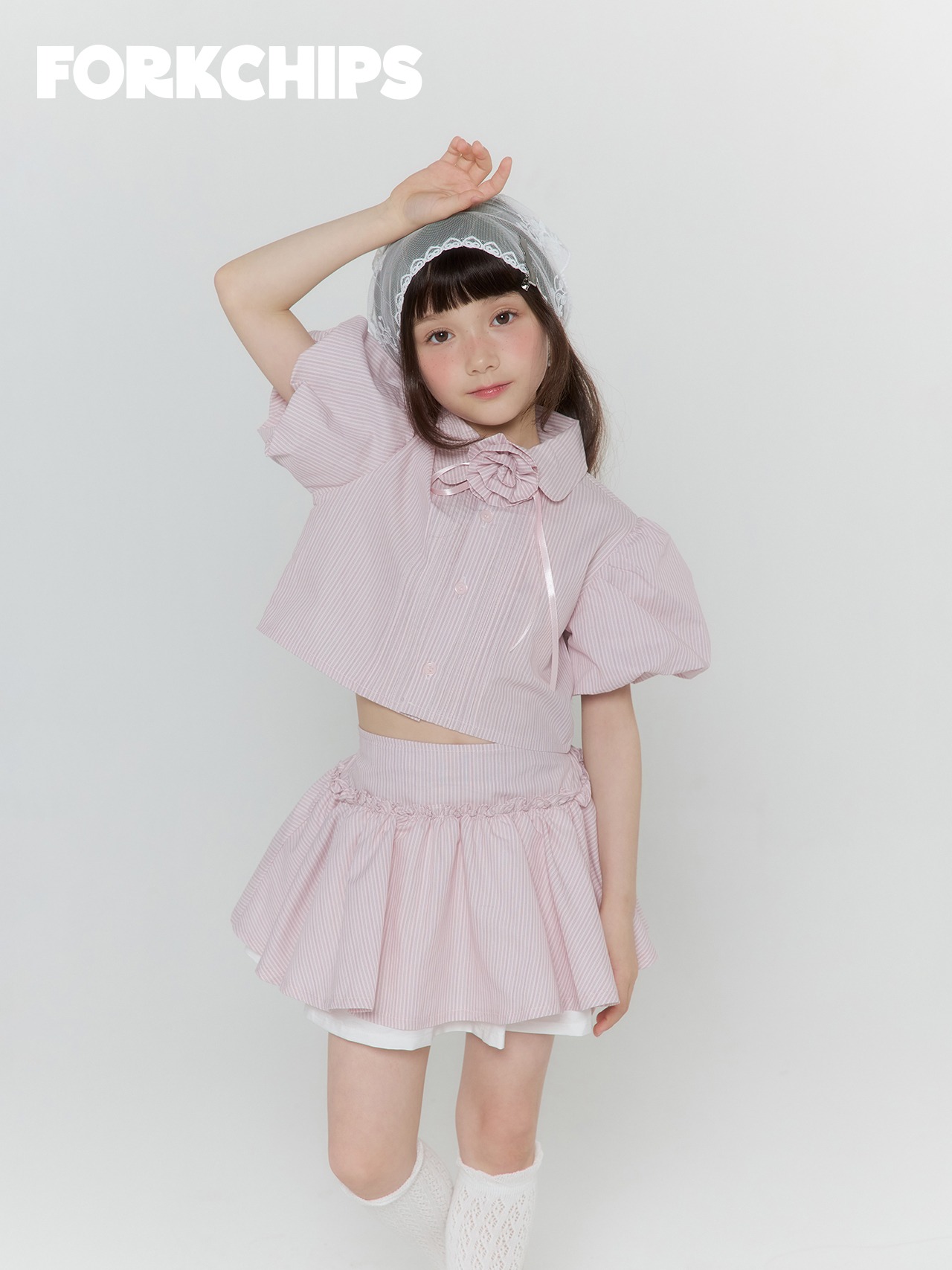 [FORKCHIPS] 앤틱레이스두건 / [포크칩스] 앤틱레이스두건