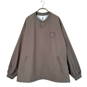 8G UTILITY HENLEY NECK PULLOVER JACKET -BEIGE-