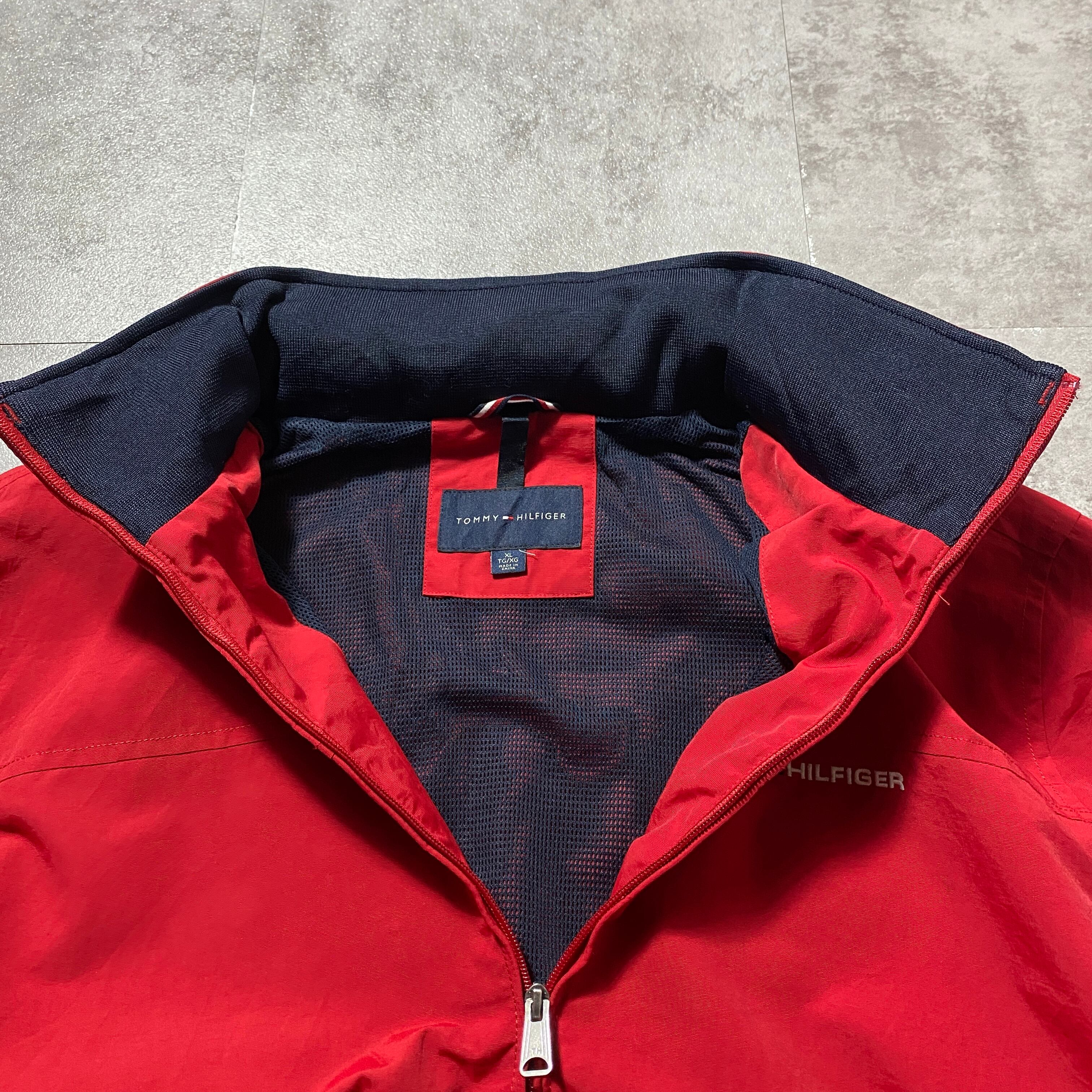 Tommy Jeans フード付きナイロンジャケット レッド 赤 【公式通販】
